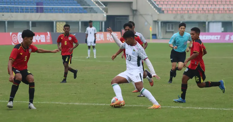 তিমুরের বিপক্ষে জয় পেয়েছে বাংলাদেশ